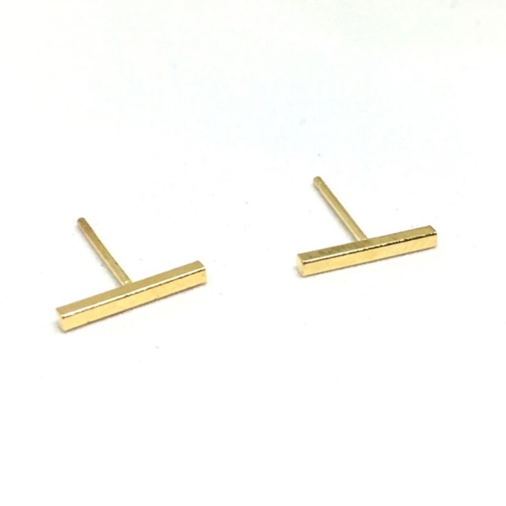 Gold Line/Bar Earrings